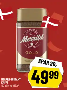 Løvbjerg Merrild instant kaffe tilbud