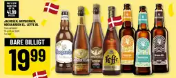 Løvbjerg Jacobsen, grimbergen, hoegaarden el. leffe øl tilbud