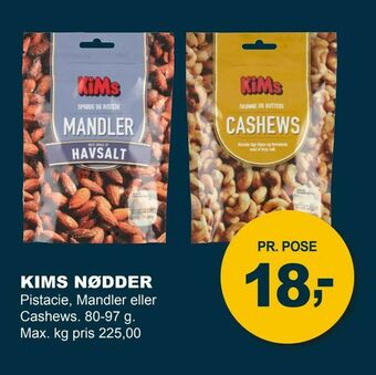 Let-Køb Kims nødder tilbud