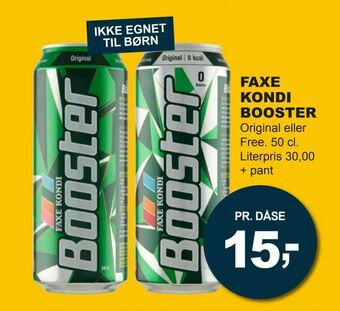 Let-Køb Faxe kondi booster tilbud