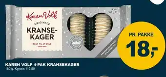 Let-Køb Karen volf 4-pak kransekager tilbud