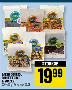 Løvbjerg Earth control tørret frugt & snacks tilbud