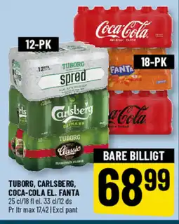 Løvbjerg Tuborg, carlsberg, coca-cola el. fanta tilbud