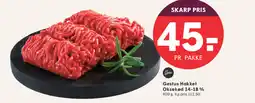 SPAR Gestus Hakket Oksekød 14-18% tilbud
