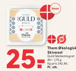 SPAR Them Økologisk Skiveost tilbud
