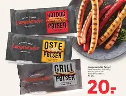 SPAR Langelænder Pølser tilbud