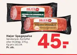 SPAR Højer Spegepølse tilbud