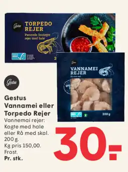 SPAR Gestus Vannamei eller Torpedo Rejer tilbud