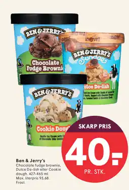 SPAR Ben & Jerry's tilbud