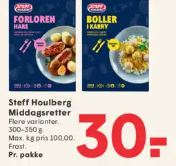 SPAR Steff Houlberg Middagsretter Flere varianter. tilbud