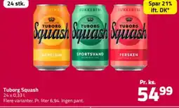 Fleggaard Tuborg Squash tilbud