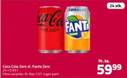 Fleggaard Coca Cola Zero el. Fanta Zero tilbud