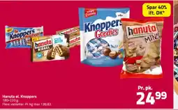 Fleggaard Hanuta el. Knoppers tilbud