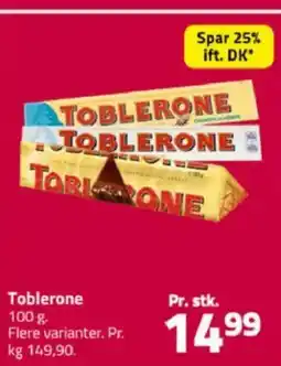 Fleggaard Toblerone tilbud