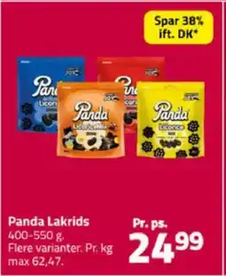 Fleggaard Panda Lakrids tilbud