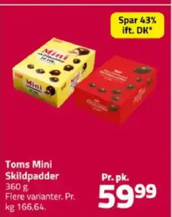 Fleggaard Toms Mini Skildpadder tilbud