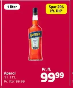 Fleggaard Aperol 11%. tilbud