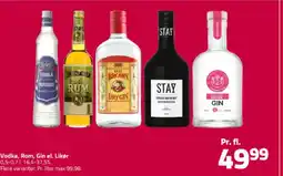 Fleggaard Vodka, Rom, Gin el. Likør tilbud