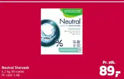 Fleggaard Neutral Storvask tilbud