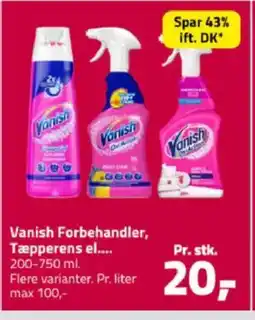 Fleggaard Vanish Forbehandler, Tæpperens el.... tilbud