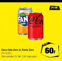 Calle Coca Cola Zero el. Fanta Zero tilbud