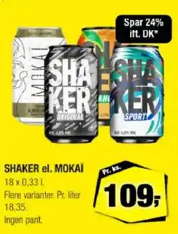 Calle Shaker el. mokaï tilbud