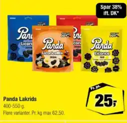 Calle Panda Lakrids tilbud