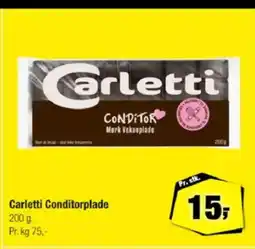 Calle Carletti Conditorplade tilbud