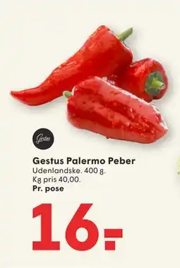 SPAR Gestus Palermo Peber, DKK 16 tilbud