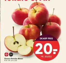 SPAR Gestus Danske Æbler, DKK 20 tilbud