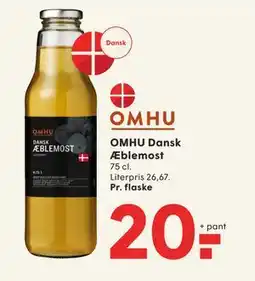 SPAR OMHU Dansk Æblemost, DKK 20 tilbud