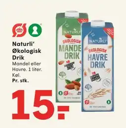 SPAR Naturli’ Økologisk Drik, DKK 15 tilbud