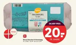 SPAR Dava Danske Frilandsæg, DKK 20 tilbud