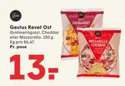 SPAR Gestus Revet Ost, DKK 13 tilbud