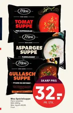 SPAR Mou Specialsuppe, DKK 32 tilbud