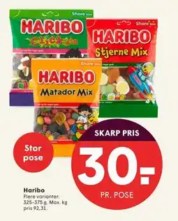 SPAR Haribo, DKK 30 tilbud