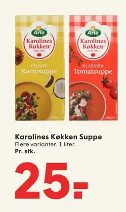 SPAR Karolines Køkken Suppe, DKK 25 tilbud