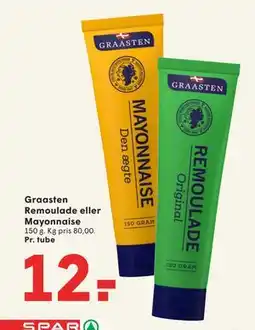 SPAR Graasten Remoulade eller Mayonnaise, DKK 12 tilbud