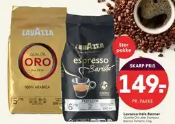 SPAR Lavazza Hele Bønner, DKK 149 tilbud