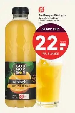 SPAR God Morgen Økologisk Appelsin Nektar, DKK 22 tilbud