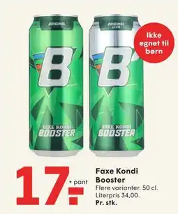 SPAR Faxe Kondi Booster, DKK 17 tilbud