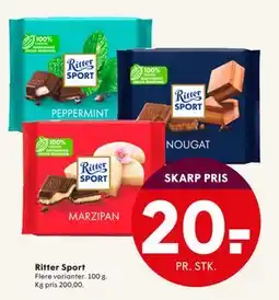 SPAR Ritter Sport, DKK 20 tilbud