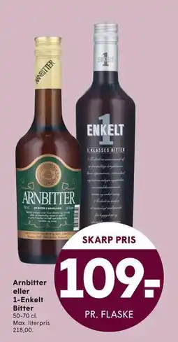SPAR Arnbitter eller 1-Enkelt Bitter, DKK 109 tilbud