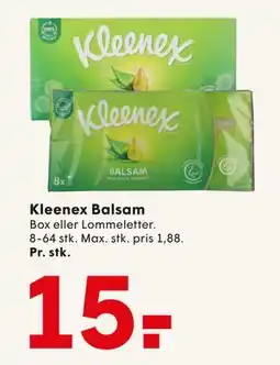 SPAR Kleenex Balsam, DKK 15 tilbud