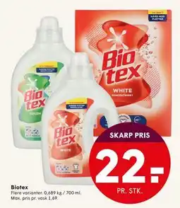 SPAR Biotex, DKK 22 tilbud