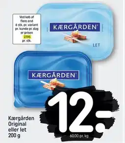 REMA 1000 Kærgården Original eller let 200 g, DKK 12 tilbud