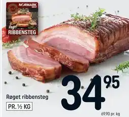 REMA 1000 Røget ribbensteg, DKK 34.95 tilbud