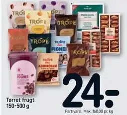 REMA 1000 Tørret frugt 150-500 g, DKK 24 tilbud