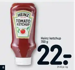 REMA 1000 Heinz ketchup 700 g, DKK 22 tilbud