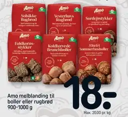 REMA 1000 Amo melblanding til boller eller rugbrød 900-1000 g, DKK 18 tilbud